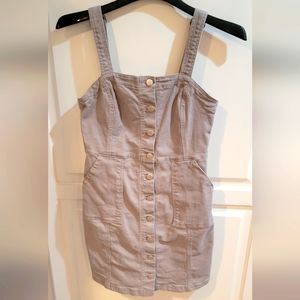 Thread & Supply Denim Jumper Mini Dress, Size S